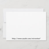 Bachelorette heftiger Schlag Einladung (Rückseite)