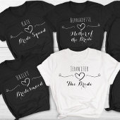 Bachelorette Hen Brautparty Name Bridge T-Shirt