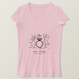 Bachelorette-Hochzeit lustig T-Shirt