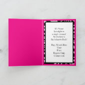 Bachelorette Invite Einladung (Innenseite)