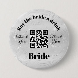 Bachelorette kaufen die Braut ein Getränk | QR-Cod Button