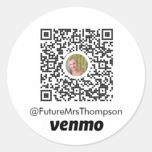 Bachelorette kauft ihr einen Drink-Venmo-Sticker Runder Aufkleber