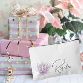 Bachelorette Keepake Pink Lotus Personalisierter N Zubehörtasche