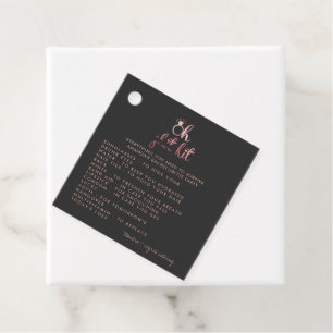 Bachelorette Kit Gevor Tag Geschenkanhänger