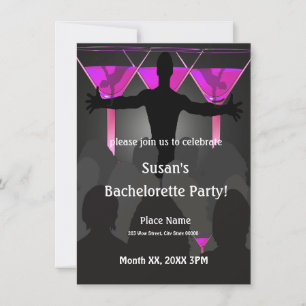 Bachelorette Ladys Night Party Einladung
