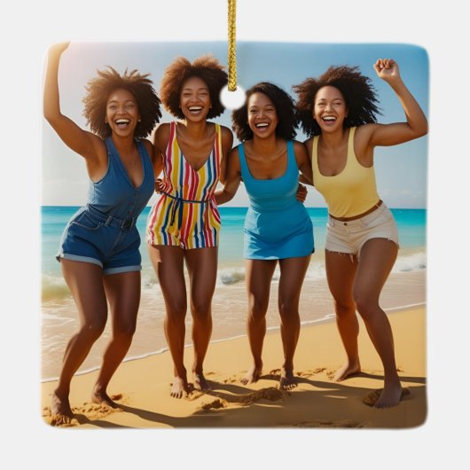 Bachelorette Lemon Slice Hot Pink Yellow Ornament (Rückseite)