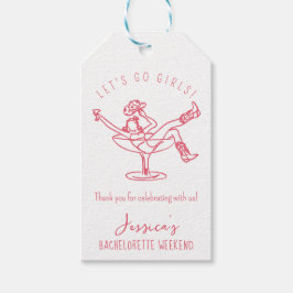 Bachelorette letzte Rodeo-Schreiberhand gezogen Gu Geschenkanhänger