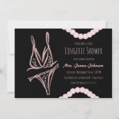 Bachelorette Lingerie Brautparty Pink Pearls (Vorderseite)