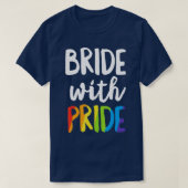 Bachelorette mit Rainbow Lesbian T-Shirt (Design vorne)