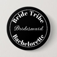 Bachelorette Modern Bride Stamm Schwarz-Weiß