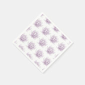 Bachelorette Multi Pink Lotus Party Serviette (Ecke)