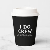 Bachelorette-Name Pappbecher (Rückseite)