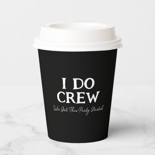 Bachelorette-Name Pappbecher (Rückseite)