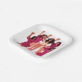 BACHELORETTE NAPKINS EDITABLE TEXT PAPPTELLER (Gewinkelt)