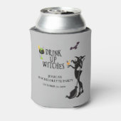 Bachelorette Oktober trinken Hexen Dosenkühler (Kanne Rückseite)