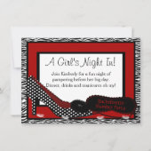 Bachelorette Pajama Party Einladung (Vorderseite)