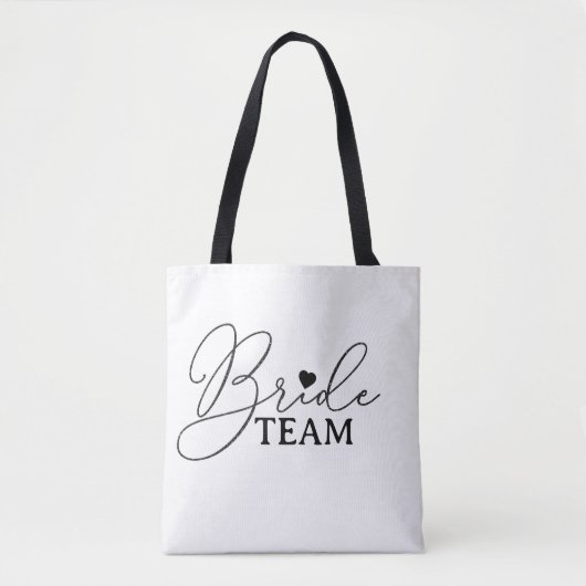 Bachelorette party  bag bride team tasche (Vorderseite)