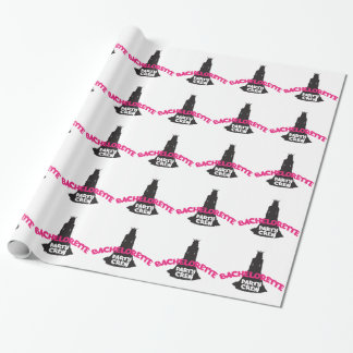 bachelorette party crew geschenkpapier