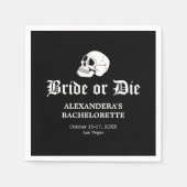 Bachelorette-Party: Die oder Tote Tote Do Uns Serviette (Vorderseite)