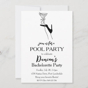 Bachelorette-Party Einladung