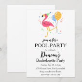 Bachelorette-Party Einladung (Vorne/Hinten)