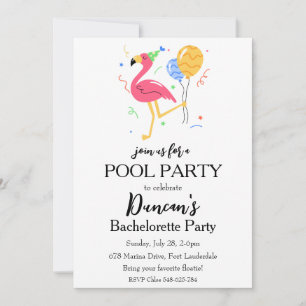 Bachelorette-Party Einladung