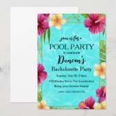 Bachelorette-Party Einladung (Vorne/Hinten)