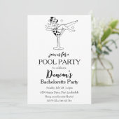 Bachelorette-Party Einladung (Stehend Vorderseite)