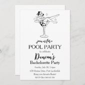 Bachelorette-Party Einladung (Vorne/Hinten)