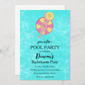 Bachelorette-Party Einladung (Vorne/Hinten)