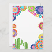 Bachelorette party Fiesta Invitation Nacho Average Einladung (Rückseite)