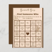 Bachelorette Party Game Begleitkarte (Vorne/Hinten)