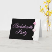 Bachelorette Party Karte (Gelbe Blume)