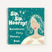 Bachelorette Party Memory Book | Spiral Notebook Notizblock (Vorderseite)