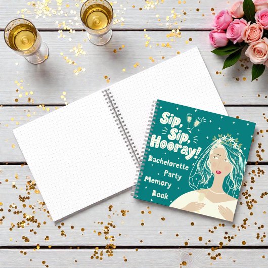 Bachelorette Party Memory Book | Spiral Notebook Notizblock