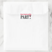 Bachelorette Party Runder Aufkleber (Tasche)