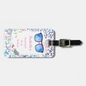 Bachelorette Party Travel Destination Party Gepäckanhänger (Vorderseite horizontal)