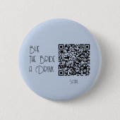 Bachelorette Pastel Qr Code Kaufen die Braut ein G Button (Vorderseite)