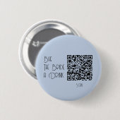 Bachelorette Pastel Qr Code Kaufen die Braut ein G Button (Vorne & Hinten)