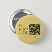 Bachelorette Pastel Qr Code Kaufen die Braut ein G Button (Vorne & Hinten)