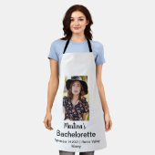 Bachelorette Personalisiert Name Foto Schürze (Getragen)