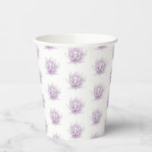 Bachelorette Pink Lotus Pappbecher (Links)