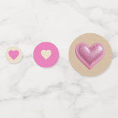 Bachelorette Pink-Party Konfetti (Rückseiten)