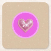 Bachelorette Pink-Party Rechteckiger Pappuntersetzer (Vorderseite)