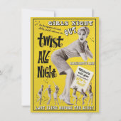 Bachelorette Retro Dance Party Einladungen (Vorderseite)