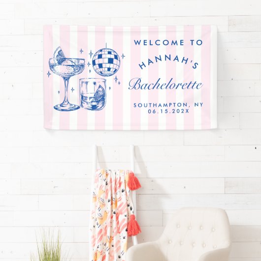 Bachelorette Retro Disco Banner (Insitu)