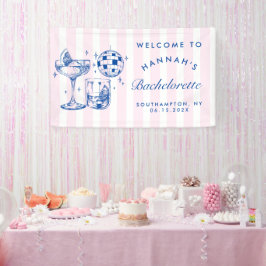 Bachelorette Retro Disco Banner