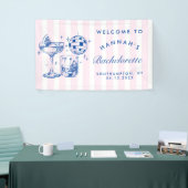 Bachelorette Retro Disco Banner (Messeveranstaltung)
