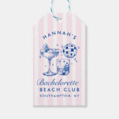 Bachelorette Retro Disco Geschenkanhänger (Vorderseite)