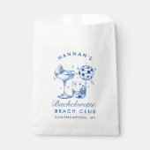 Bachelorette Retro Disco Geschenktütchen (Vorderseite)